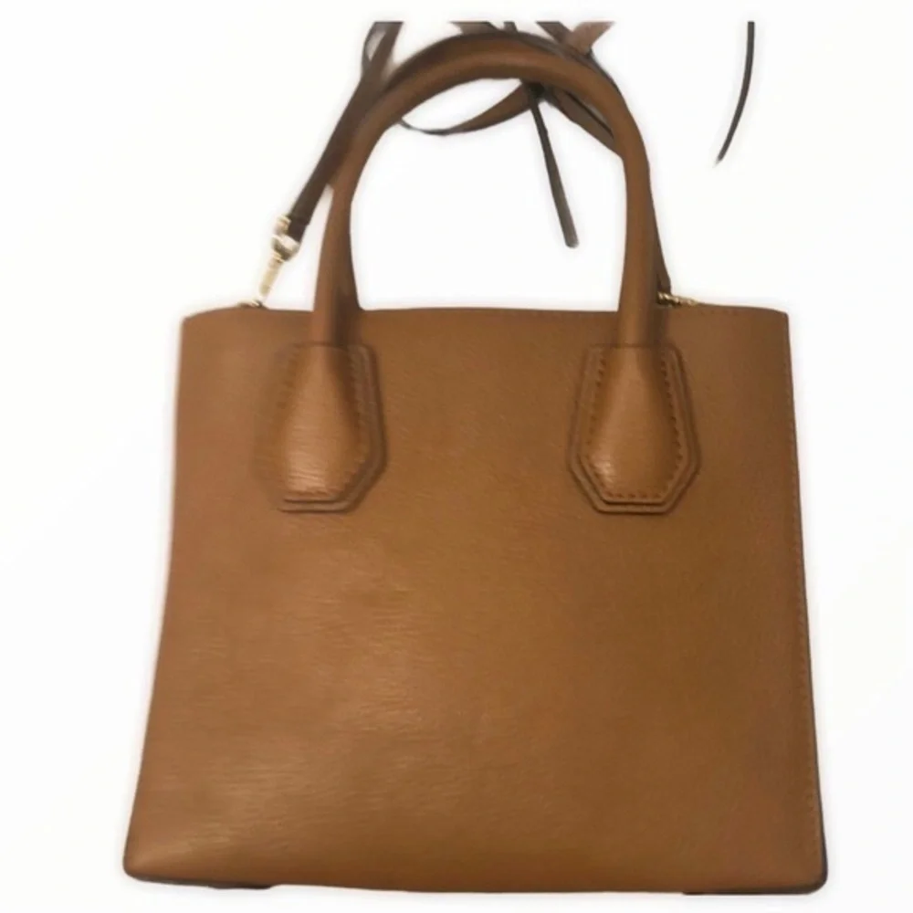 Michael Kors brown leather mini convertible bag
